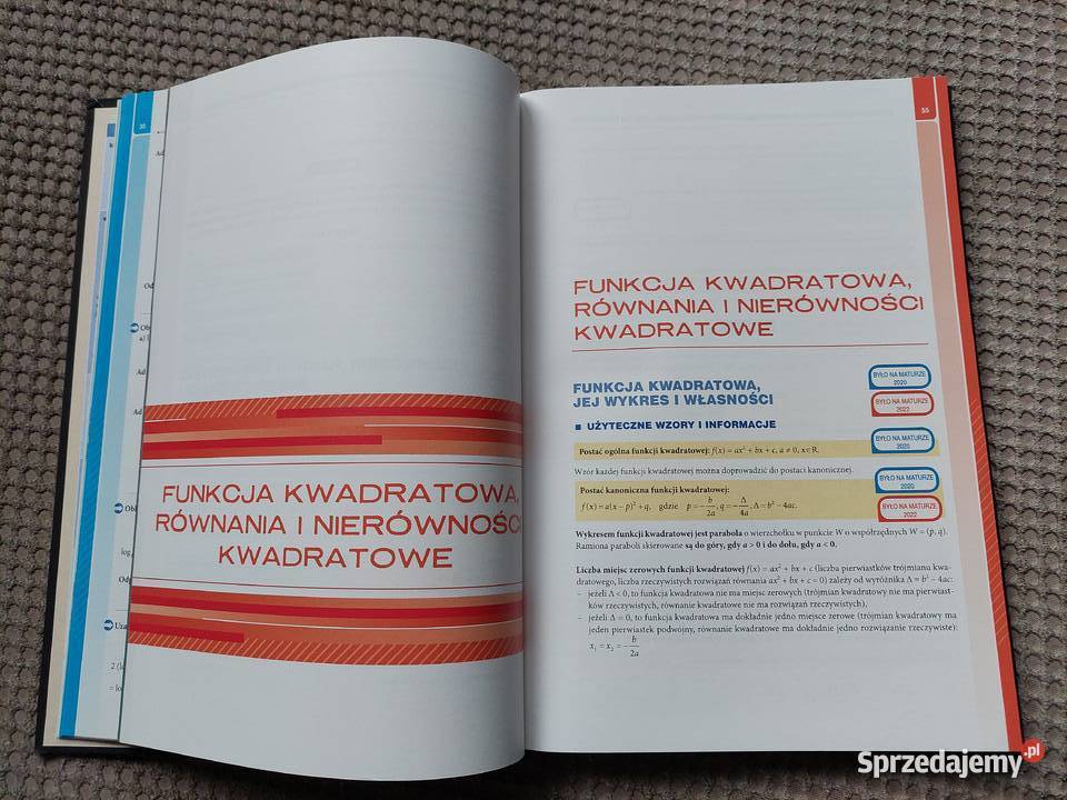 MATURA vademecum MATEMATYKA podstawowa i kompendium, repetytorium, opracowanie Podręczniki małopolskie Kraków