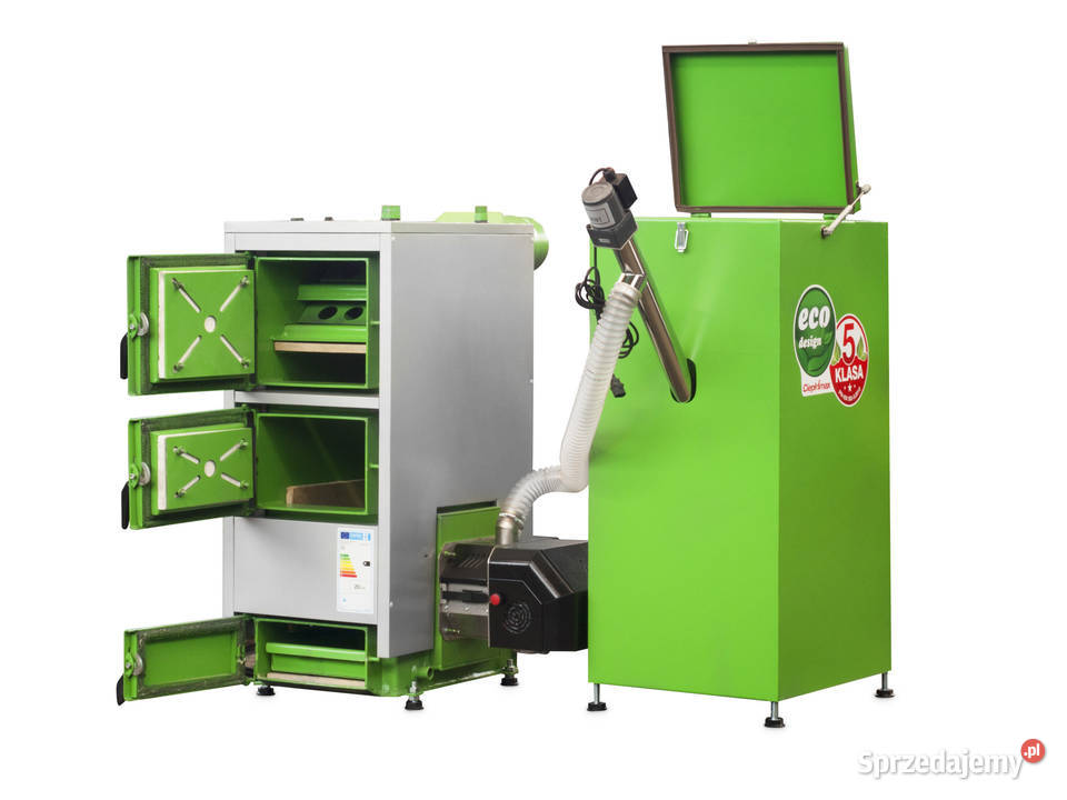 Kocioł kotły piec NKGP 10kW z podajnikiem na Dom i Ogród wielkopolskie Pleszew