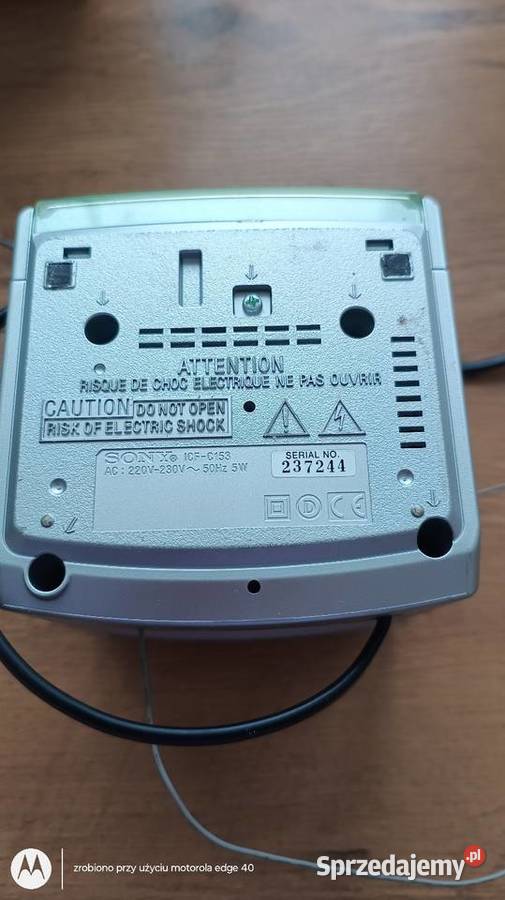 Radio budzik sony Ciechanów