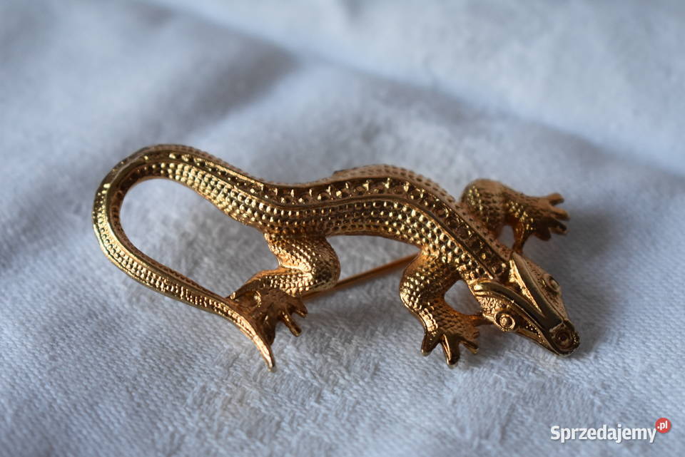 Broszka vintage PRL Warszawa