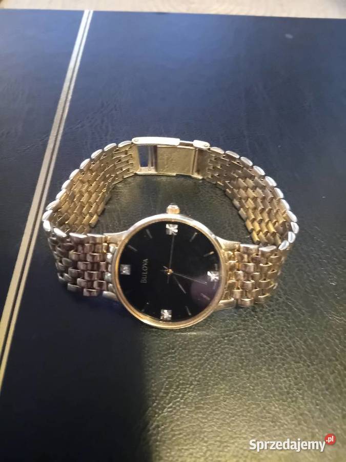Zloty zegarek BULOVA Czarna Białostocka