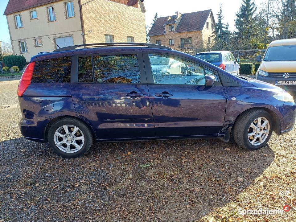 Mazda 5 20 Diesel 143 2006r 7os klimatronic hak elektryczne lusterka Lubin sprzedam