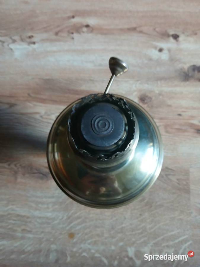 Mosiężna lampa naftowa Kraków