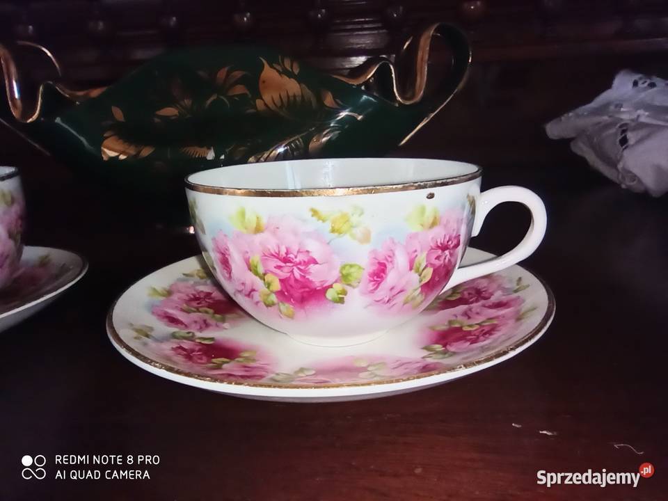 filiżanka z różami sygnatura numeryczna Gdańsk sprzedam