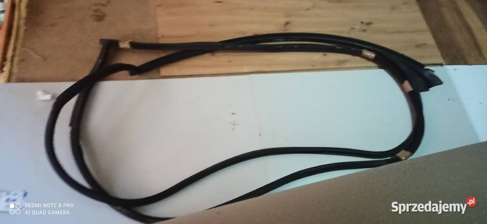 bmw e46 coupe uszczelki drzwi stan sredni czarne śląskie