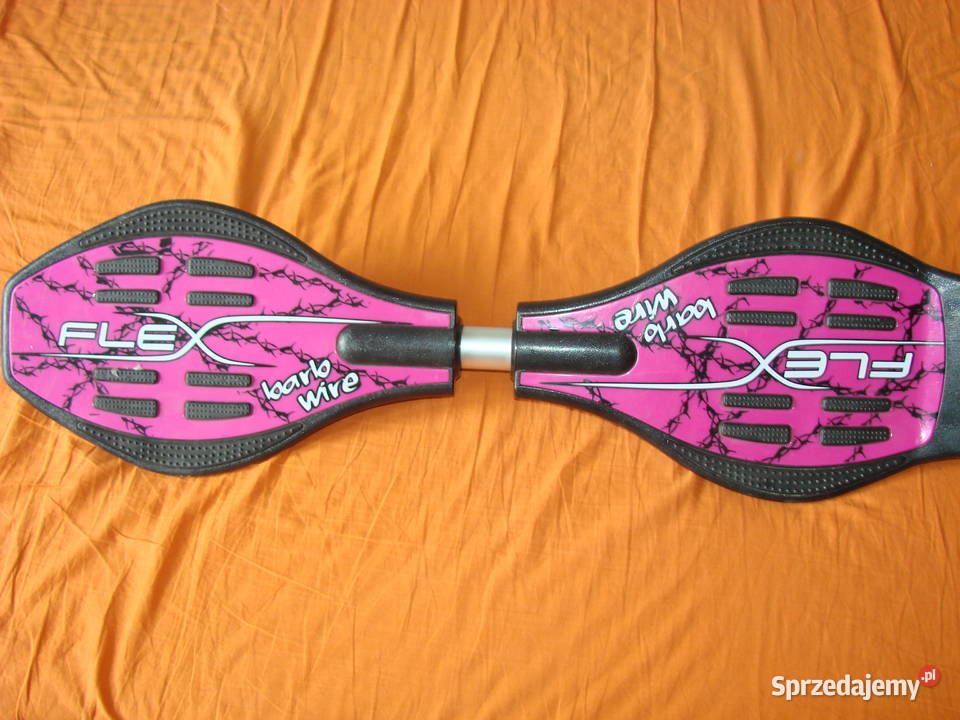 deskorolka skrętna łamana WAVEBOARD SPOKEY LED pomorskie Pruszcz Gdański