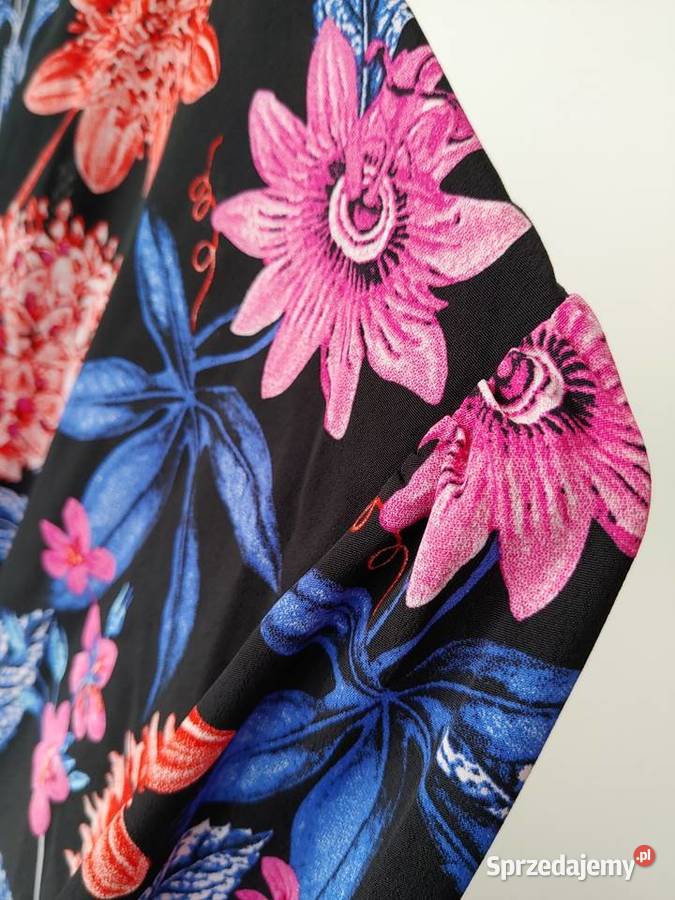 Sukienka Kwiatowy Print ala koszulowa oversize S śląskie Rybnik sprzedam