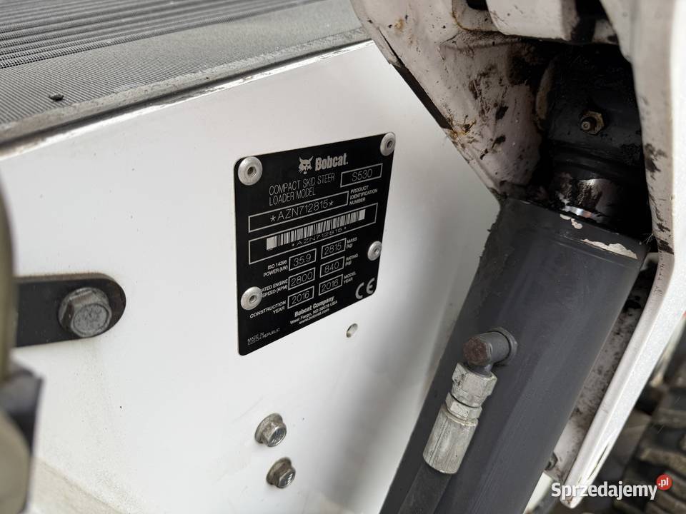 Bobcat s530 2016r Widły pług łyżka 2210mth pełny VAT Zakopane sprzedam