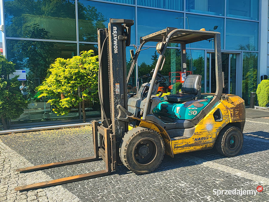 Wózek widłowy Komatsu FD30T16R 3 tony duplex 33 Komatsu