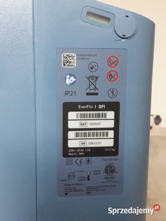 Koncentrator tlenu Philips EverFlo podlaskie Łomża