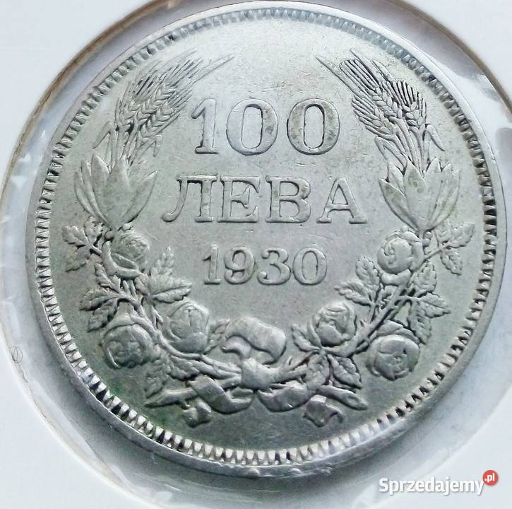 BUŁGARIA100 LEWA1937 r SREBRO 0500 BORYS Legionowo