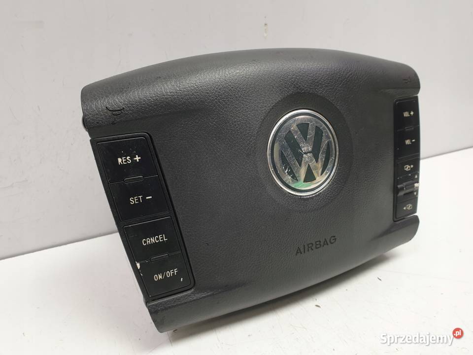 VW Touareg PODUSZKA POWIETRZNA KIEROWCY Airbag Rudka