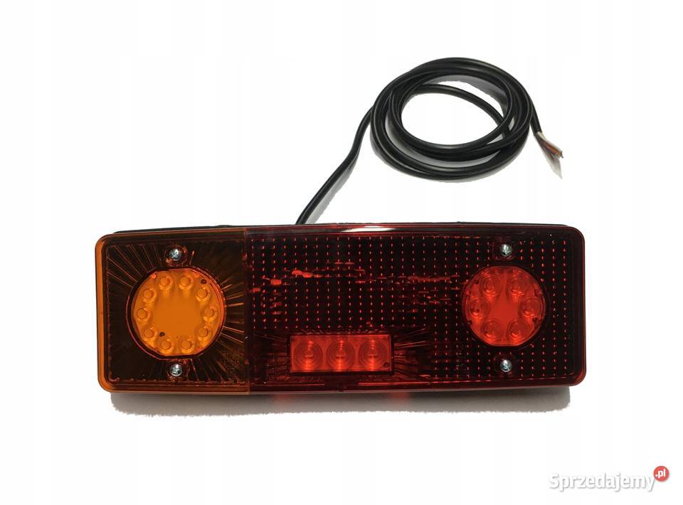 Lampa tylna zespolona LED lewa prostokątna 1224V Kamionna