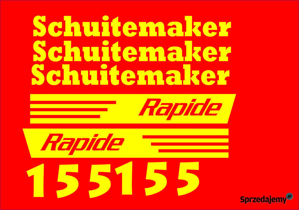 Naklejki schuitemaker rapide 155 zamienniki Bydgoszcz