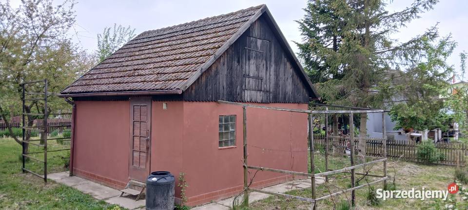 Ogród rekreacyjny ROD z domkiem jeziora Nysa 410m2 opolskie