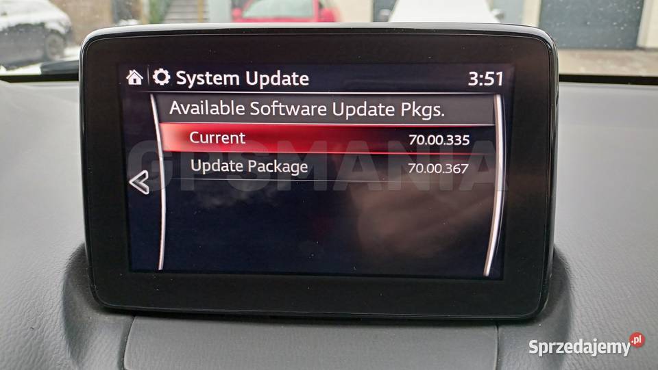 Polskie menu MAZDA konwersja USA mapa Mazda 2 3 Pabianice