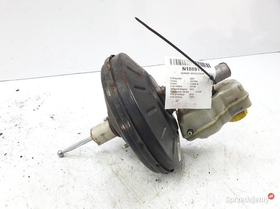 SERWO HAMULCOWE SKODA FABIA III 6R1614105R osobowe Pozostałe Lipno