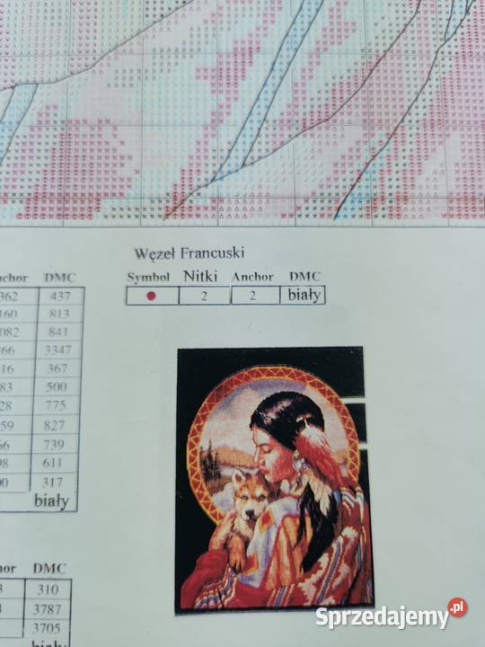 Wzory graficzne haft krzyżykowy małopolskie Wiśniowa sprzedam