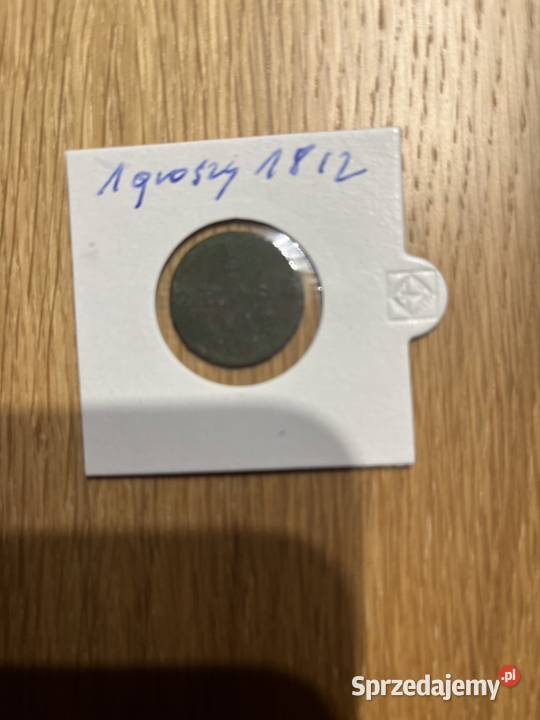 Moneta 1 grosz 1812 Numizmatyka Puławy