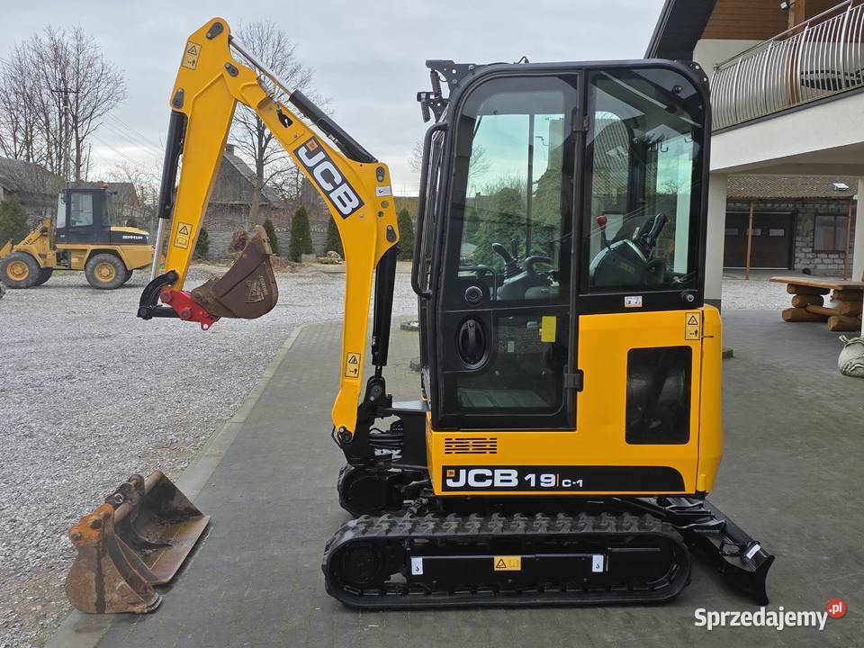 JCB 19 C 1 ful najbogatsza nowa mini koparka Bieliny sprzedam