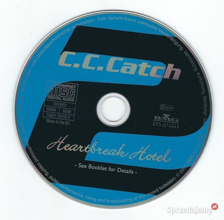 2 CD CC Catch Heartbreak Hotel 2000 BMG Ariola Brwinów sprzedam