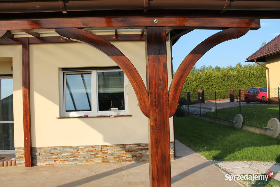 Konstrukcja wiaty 400 x 500 altana poliwęglan Łuków