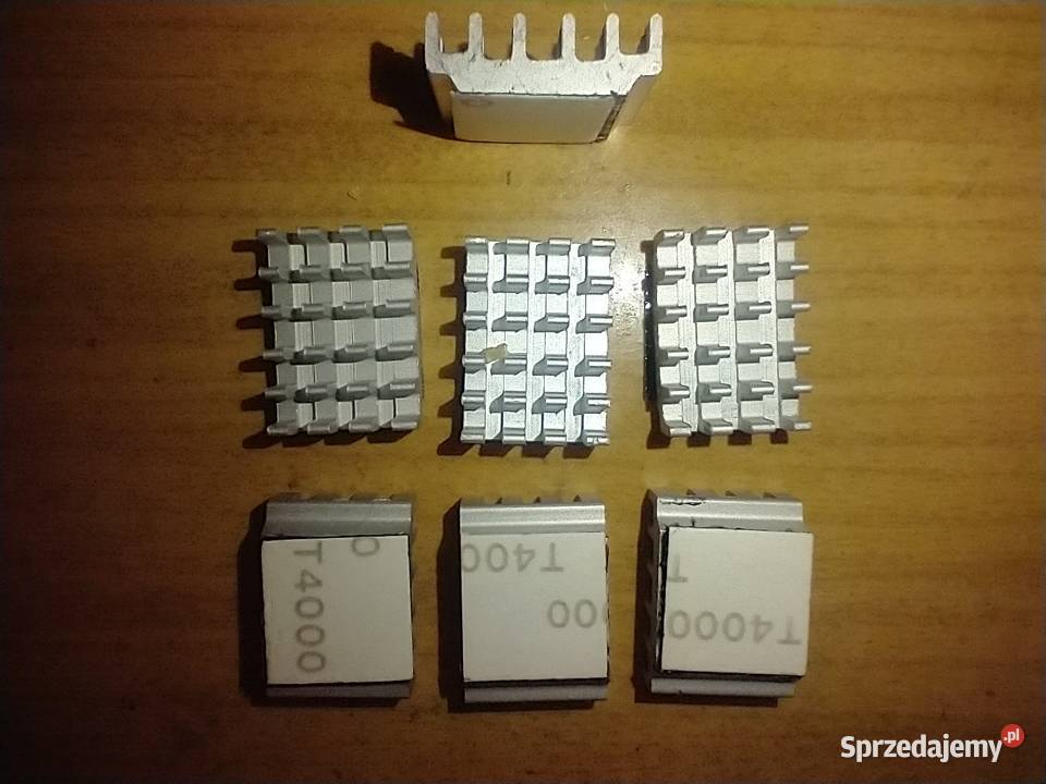 Radiatory T4000 wymiary 20x13 mm 7 aluminium Części i akcesoria Łódź