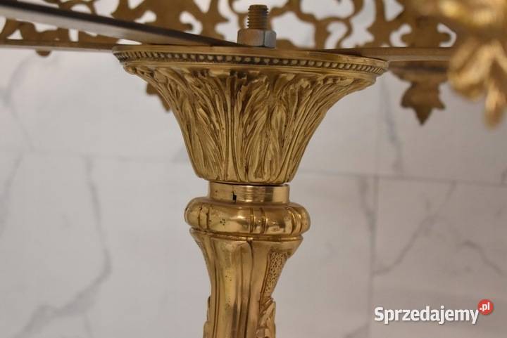 Królewski Stół Empire Marmur Zdobienia Brąz Kraków