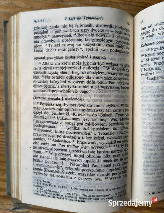 Pismo Święte nowego testamentu 1973 benedyktyni Rok wydania 1973 Sosnowiec