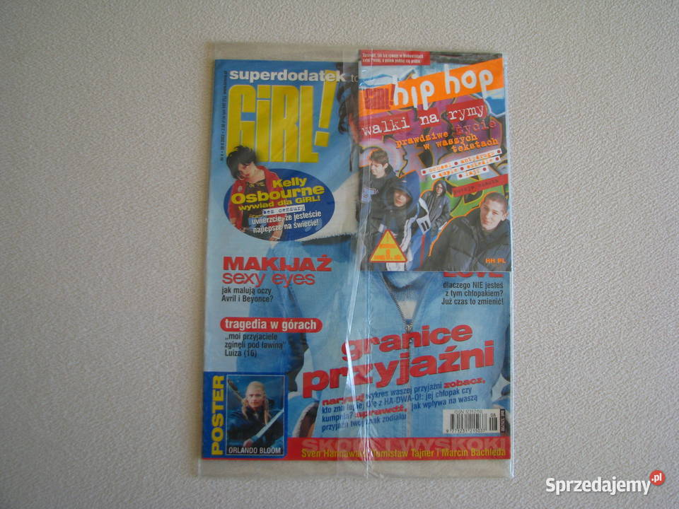Magazyn Bravo Bravo Girl z 2003 r z dodatkami i Brzegi