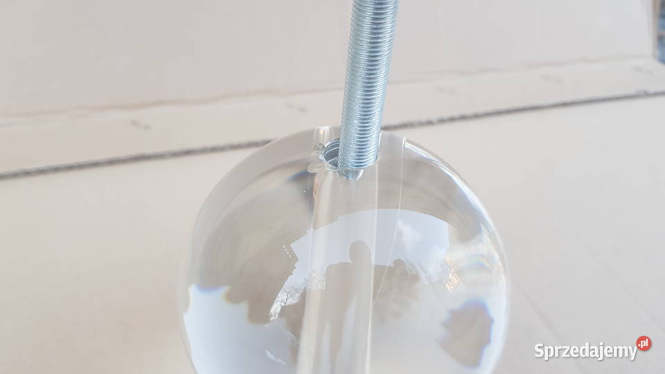 Klosz do lampy KULA SZKLANA 100mm podstawa lampy sprzedam
