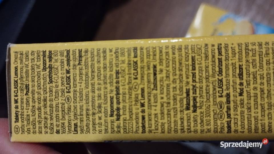 kostki do WC Kaufland lemon nowe 8 sztuk wielkopolskie Poznań