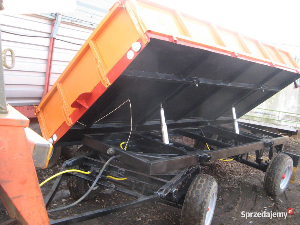 przyczepa kaczuszka d 35 wywrot 732 nowe burty nieuszkodzony sprzedam