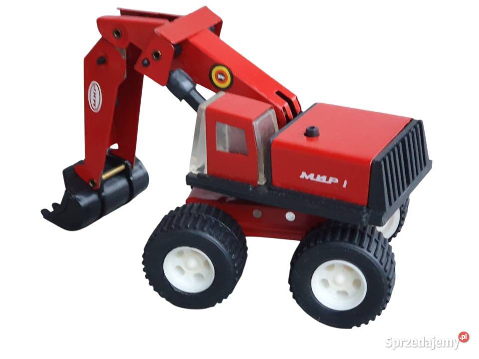 Stara zabawka koparka ładowarka MIR USSR unikat Cieszyn