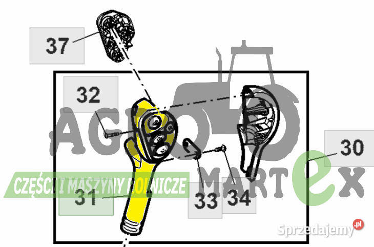 AL182044 RĘKOJEŚĆ ZMIANY BIEGÓW AUTOQUAD ZE sprzedam