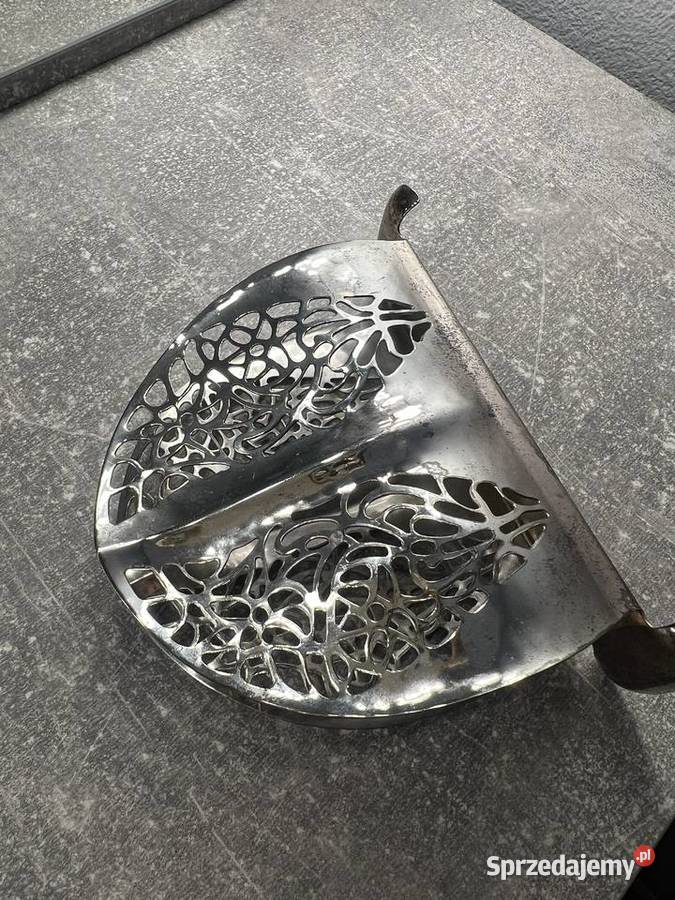 Serwetnik pojemnik na serwetki srebrny vintage Jasło sprzedam