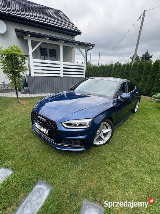 Audi A5 SLine Quattro 20 TFSI 252 Automat 2018 benzyna podkarpackie Jasło sprzedam