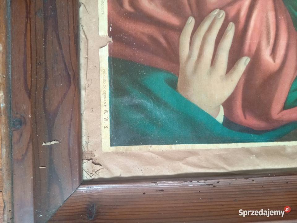 Święty obraz oleodruk Gdów sprzedam