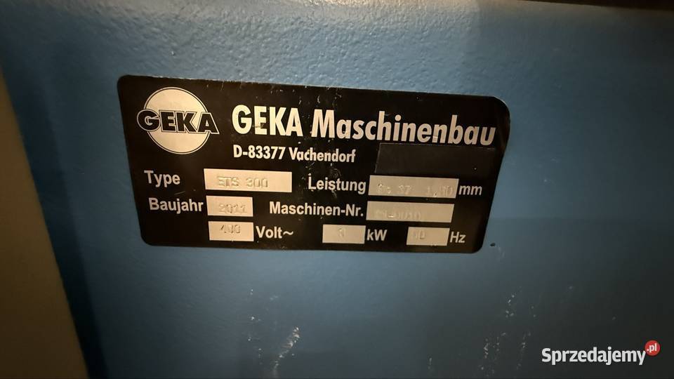 Gilotyna Dekarska GEKA 2011 Gubin