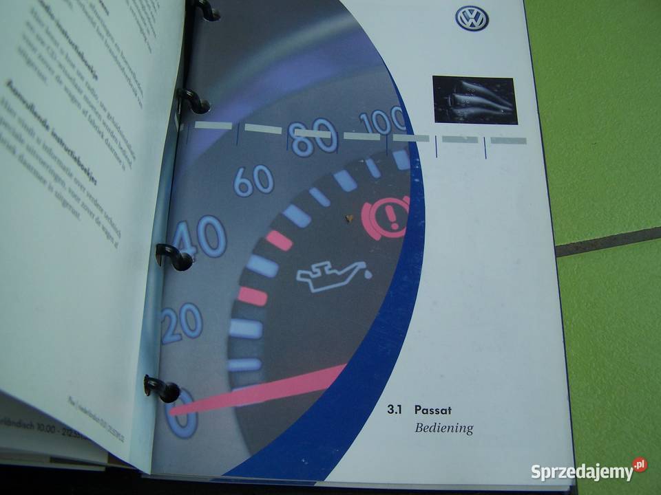 Instrukcja obsługi Passat VW benzyna Pszów