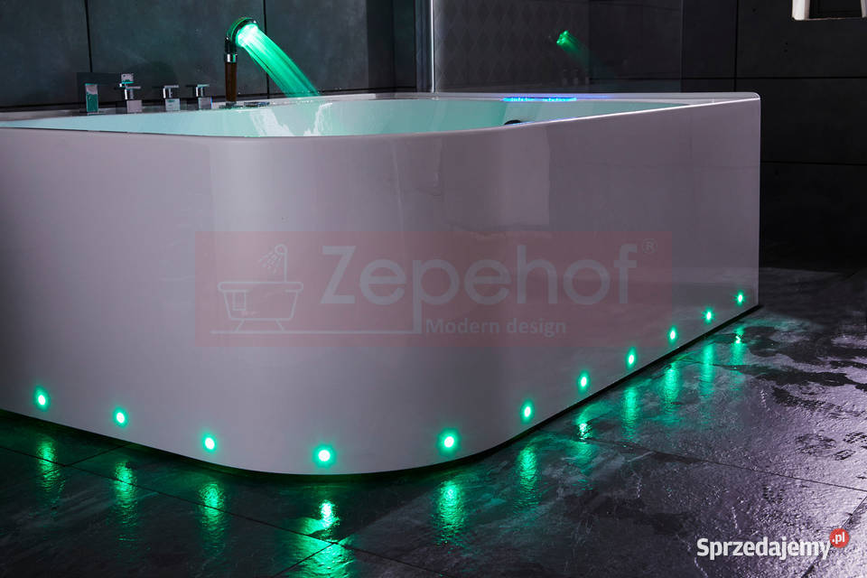 Wanna z hydromasażem LS7001 LEWA prostokątna