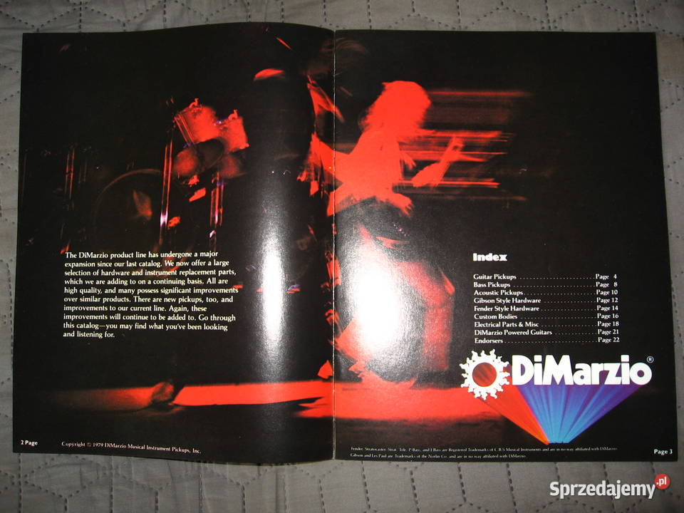 Di Marzio 19791980 Catalog katalog przetworników Kępice