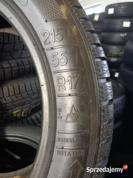 2x Opona UŻYWANA ZIMOWA 21555R17 KLEBER 149 podlaskie