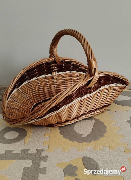 Kosz wiklinowy na drewno Leżajsk sprzedam