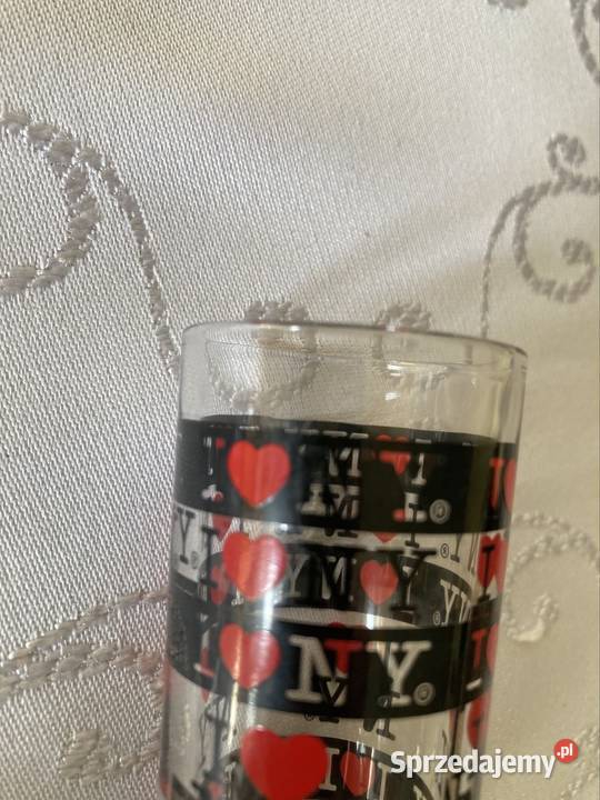 Kieliszek I Love NY USA Dekoracyjny Ozdobny śląskie Czerwionka-Leszczyny