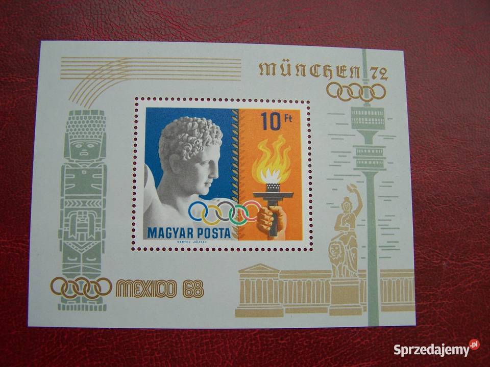 Węgry 1969 MNH Sport Olimpiada Mexico 68 i