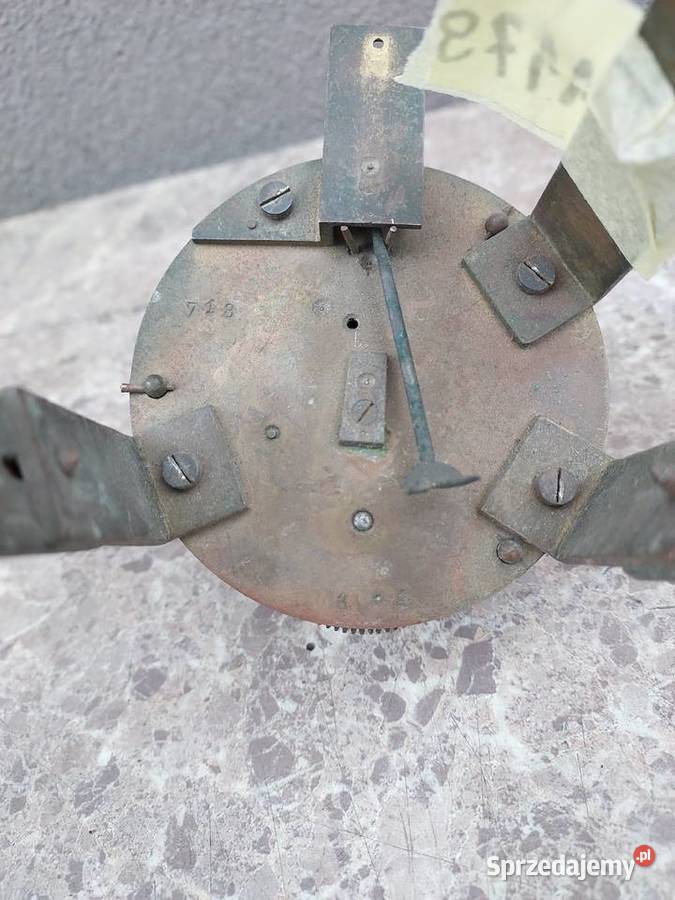 M179 Mechanizm starego francuskiego zegara Tczew sprzedam