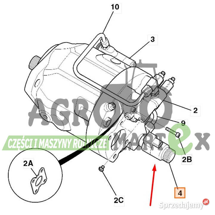 20952149 20952149 ELEKTROZAWÓR POMPY HYDR JCB Wichrów
