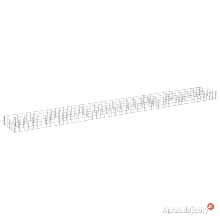 Podwyższona donica gabionowa galwanizowana stal Warszawa