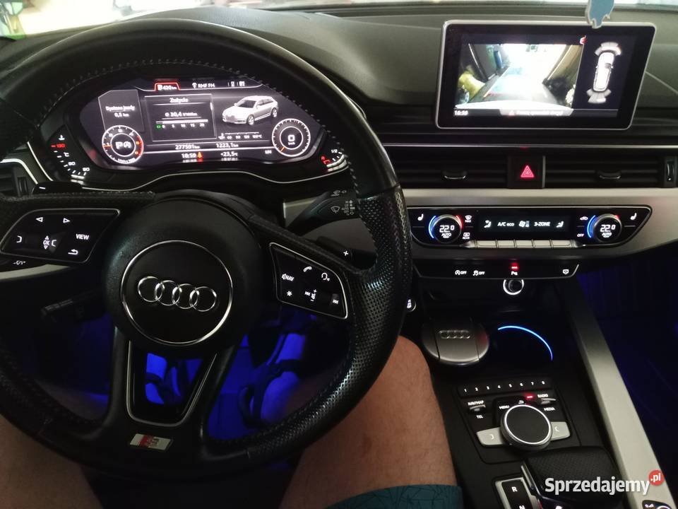 Audi A4 B9 Virtual Matrix ambient 35 TDI Rok produkcji 2016 warmińsko-mazurskie Dębień